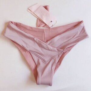 NWT We Are HAH U Cheeky Thing Reversible Bottom XS Bikini Swim Lingerie Lilac